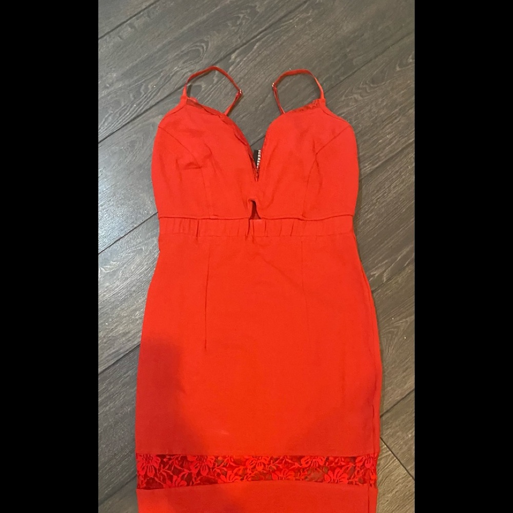 NEW AGE REBEL red mini dress size small